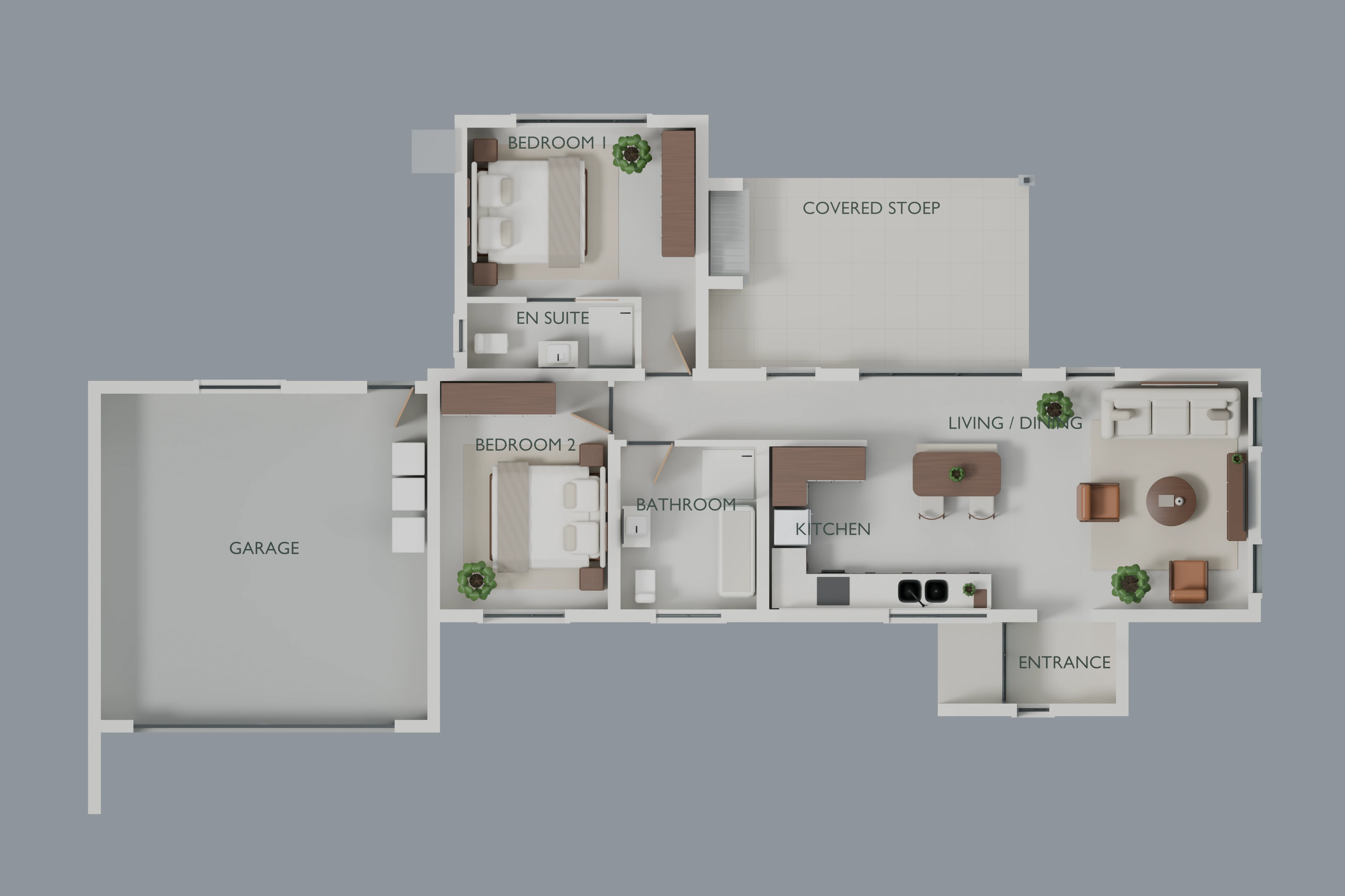 Erf 18411 furnished floor plan